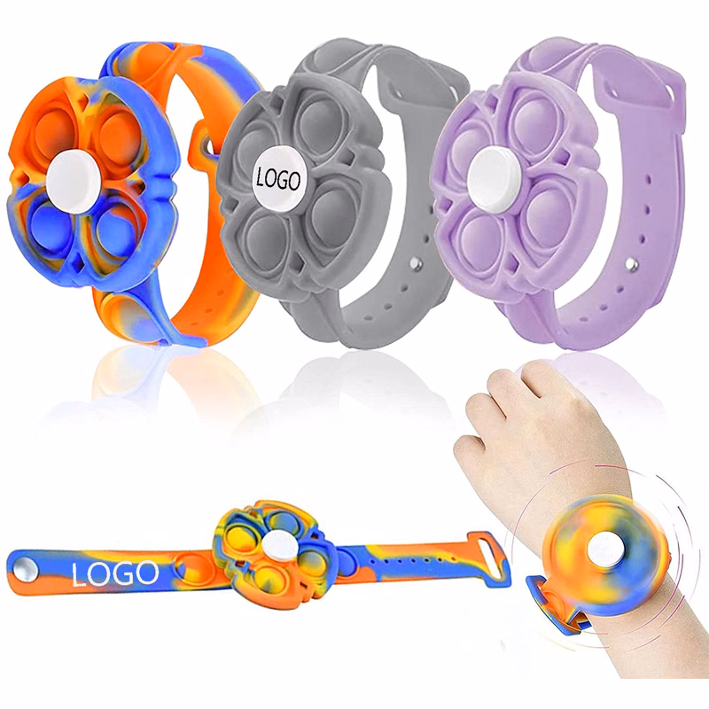 Stress Relief Pop Wristband Fidget Sensory Hand Finger Press Silicone Toy