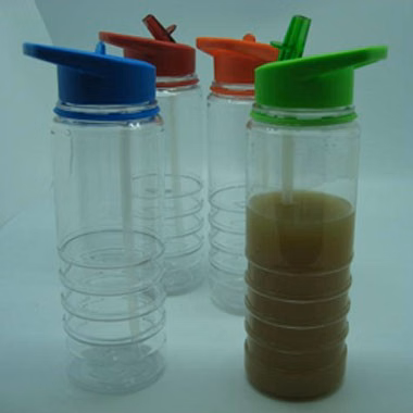 25 oz Tritan sports bottle with sip top.