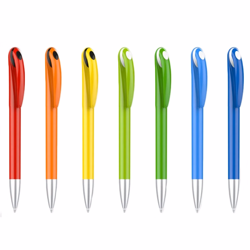 Colorful Twist Action Plastic Pen