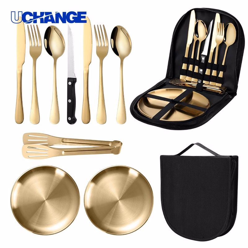 Camping Picnic Utensil 10-Piece Set