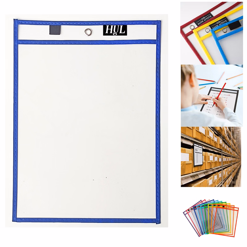 Reusable Dry Erase Pocket Folder
