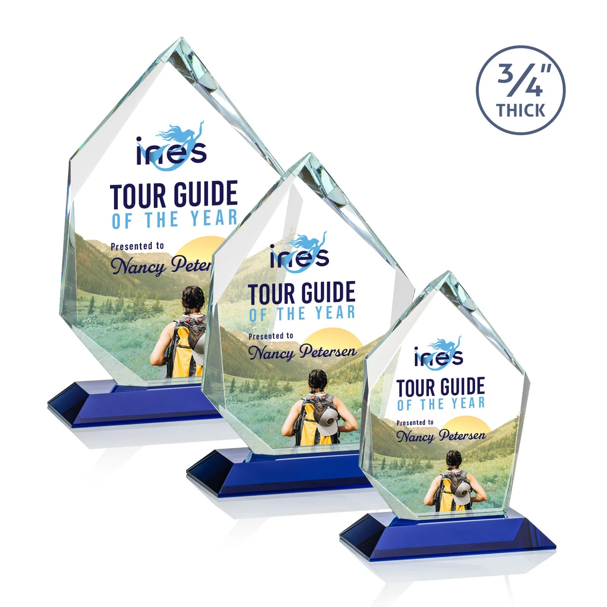 Deerhurst Ice Peak VividPrint™ Award - Blue 1