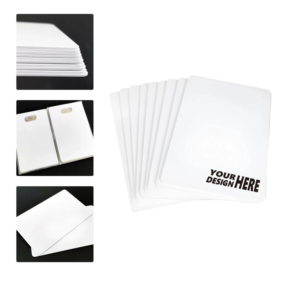 MOQ50 Custom Fudan IC White Card 1