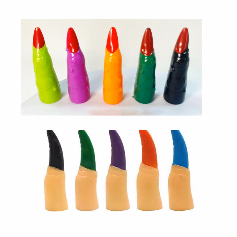 Spooky Halloween Finger Nail Caps - Festive Costume Accessory