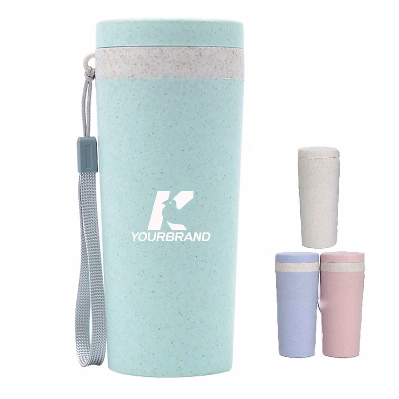 Shatter Resistant Durable Portable Wheat Straw Cup