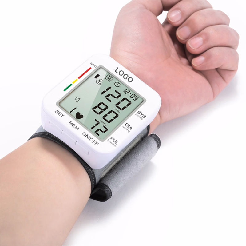 Blood Pressure Monitor With Large LCD Display