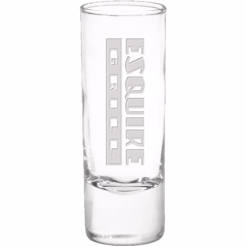 2 oz Shooter Shot Glass - Deep Etched