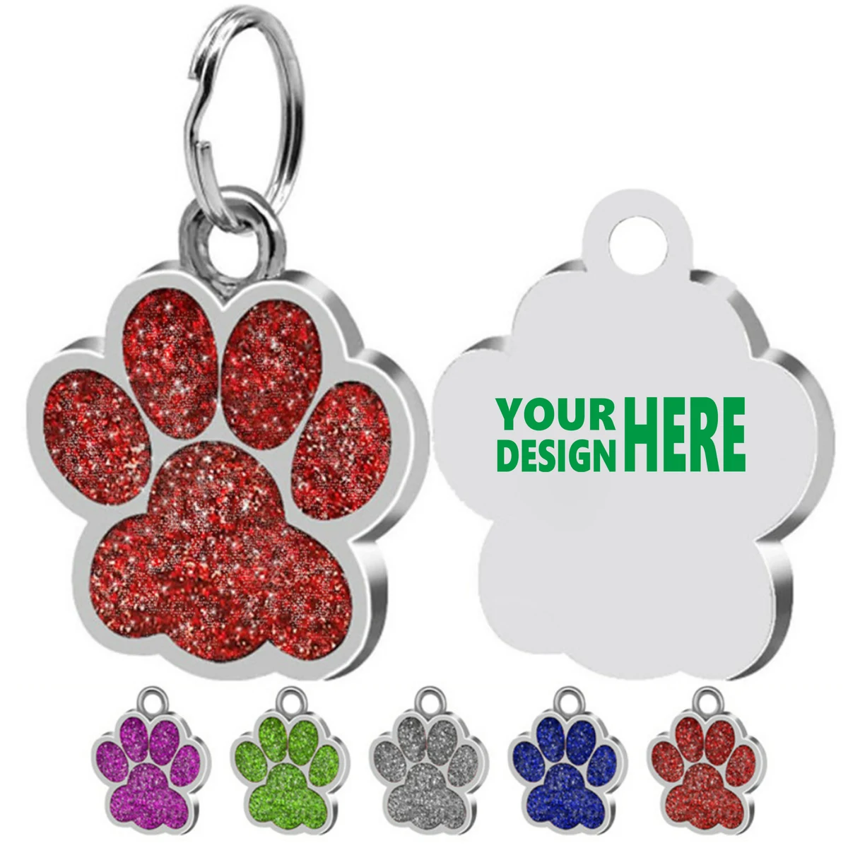 Stainless Steel Dog Paw Trim 1