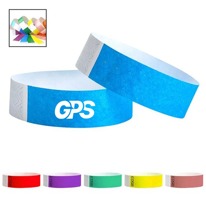 9 7/8 " Paper Bracelets Wrist Band 1