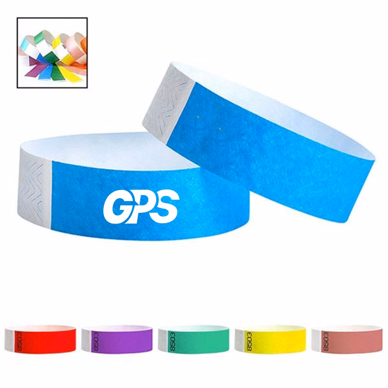 9 7/8 " Paper Bracelets Wrist Band