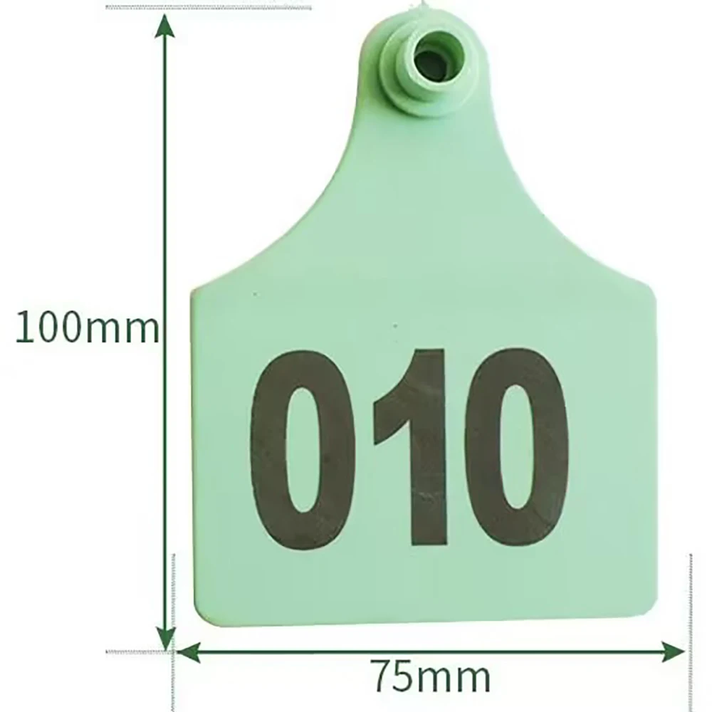 Blank One-Piece Cattle Ear Tags 1