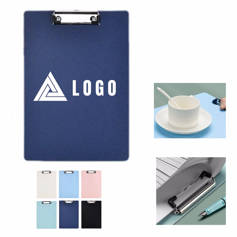 A4 Size Durable Plastic Writing Clipboard with Stainless Steel Spring Clip
