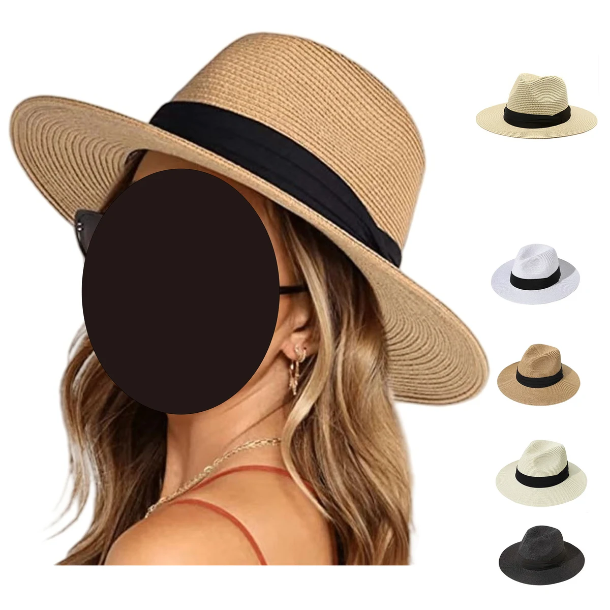 Wide Brim Panama Hat 1