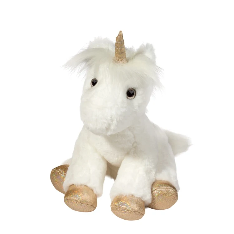 Elodie White Unicorn Soft Stuffed Animal 1