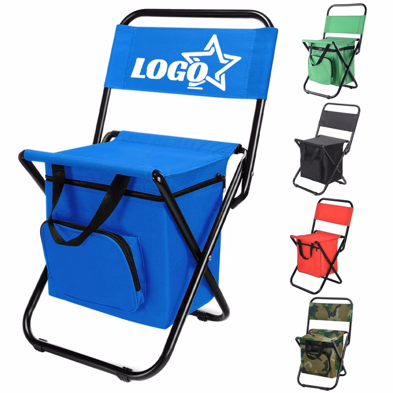 Portable Folding Chair With Ice Bag