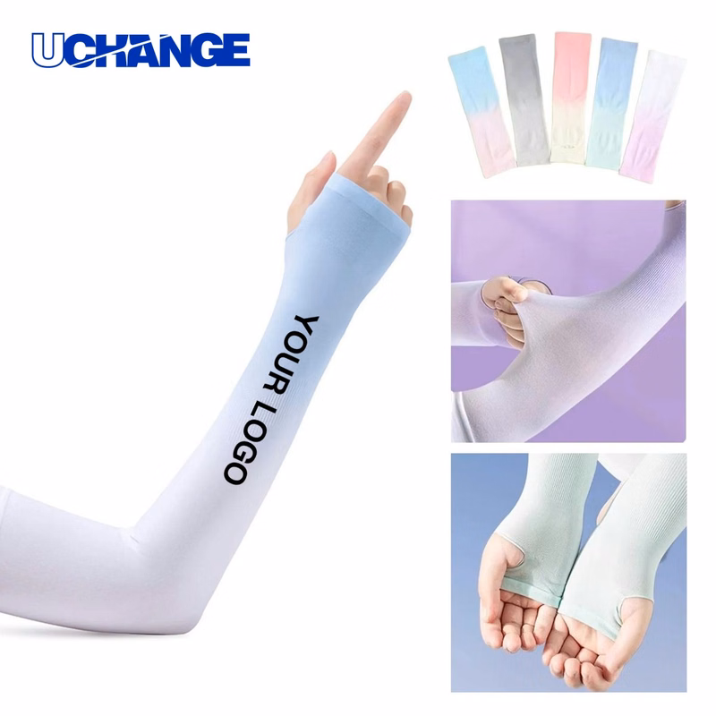 Nylon Stretch UV Protection Arm Sleeve Cover for Outdoor Use