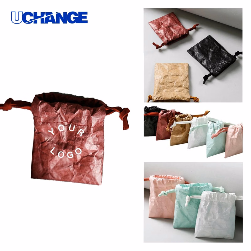 Tyvek Mini Drawstring Bag for Small Gifts Pouch