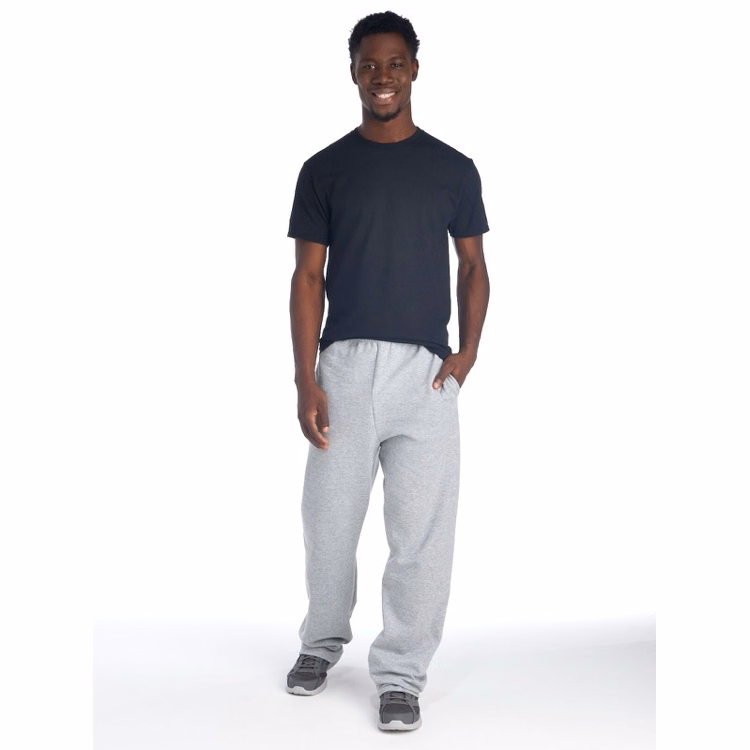 JERZEES NuBlend® Pocketed Open-Bottom Sweatpants