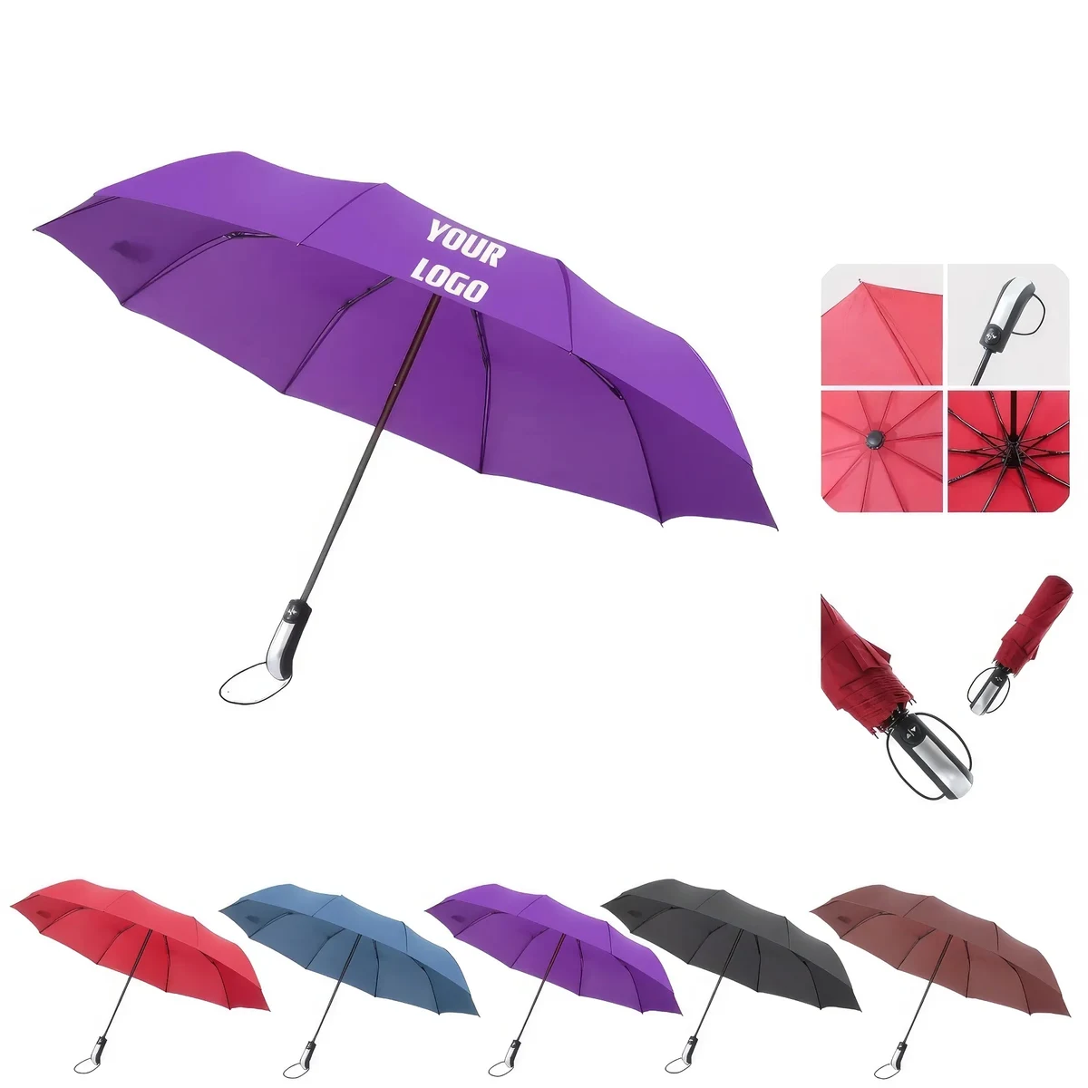 Custom 40" Foldable Umbrella Great Promotion Gifts 1
