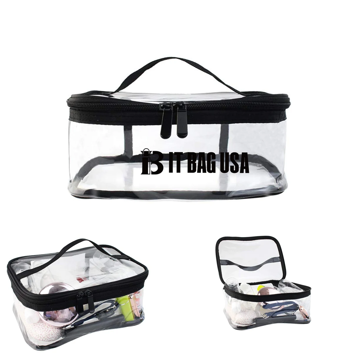 Transparent PVC Waterproof Wash Cosmetic Bag 1
