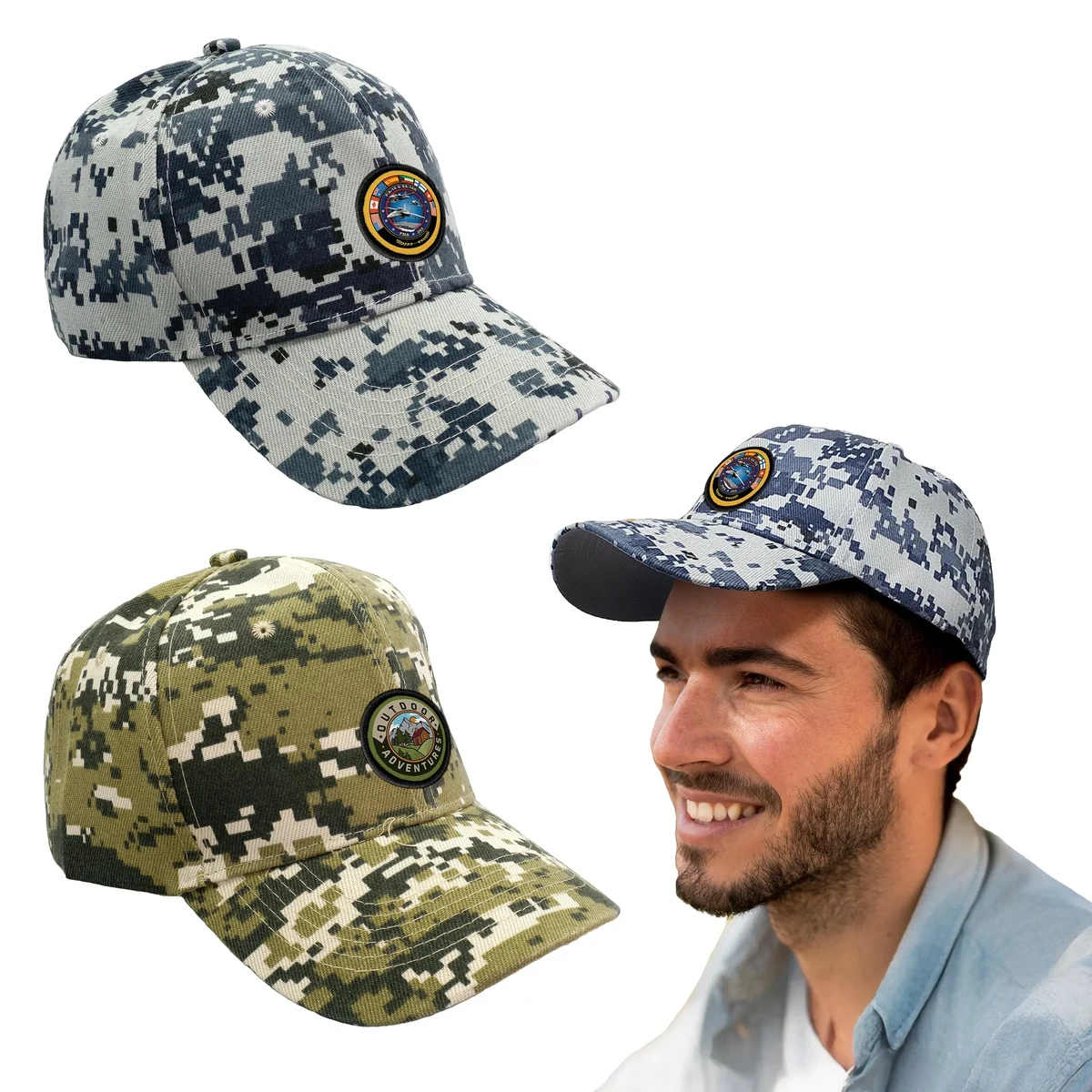 EMBLEM CAMO HAT 1