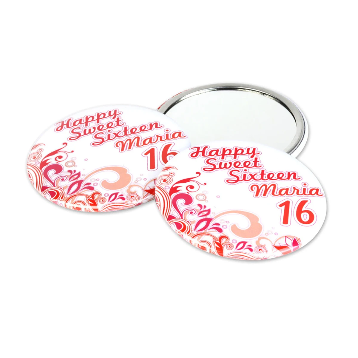 2.25" Circle Pocket Mirror Button 1