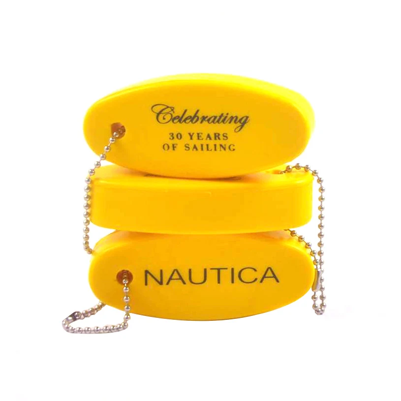 Oval Soft Floating Keychain 1