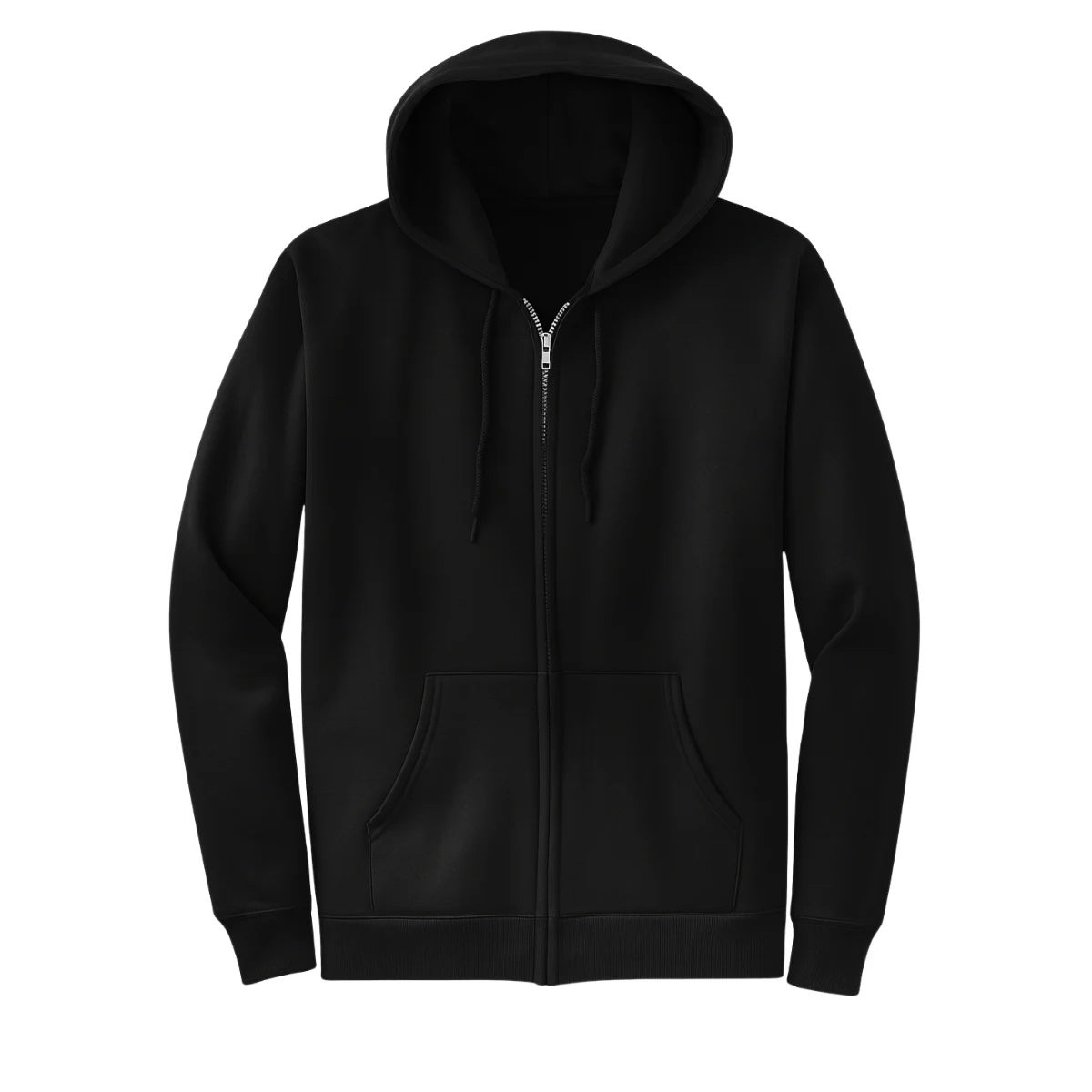 Loopback Full Zip Hoodie, custom hoodie or sweatshirt with logo imprint 1
