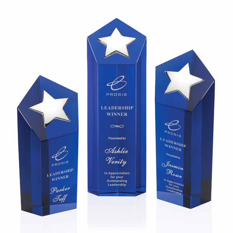 Dorchester Silver Star Award - Blue