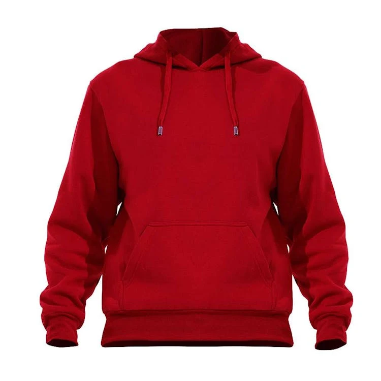 Fleece Pullover Hoodies - Size 3XL Red, custom hoodie or sweatshirt with logo imprint 1