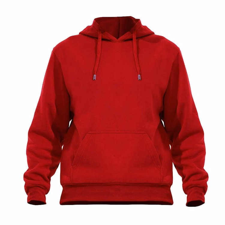 Fleece Pullover Hoodies - Size 3XL Red
