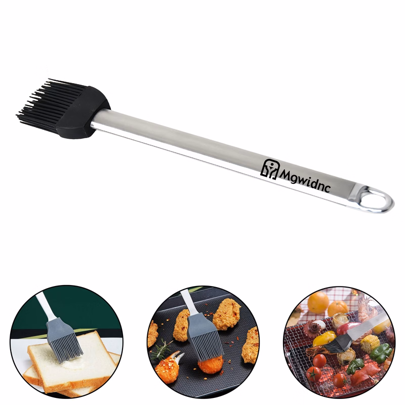 Silicone Basting Brush with Stainless Steel Handle