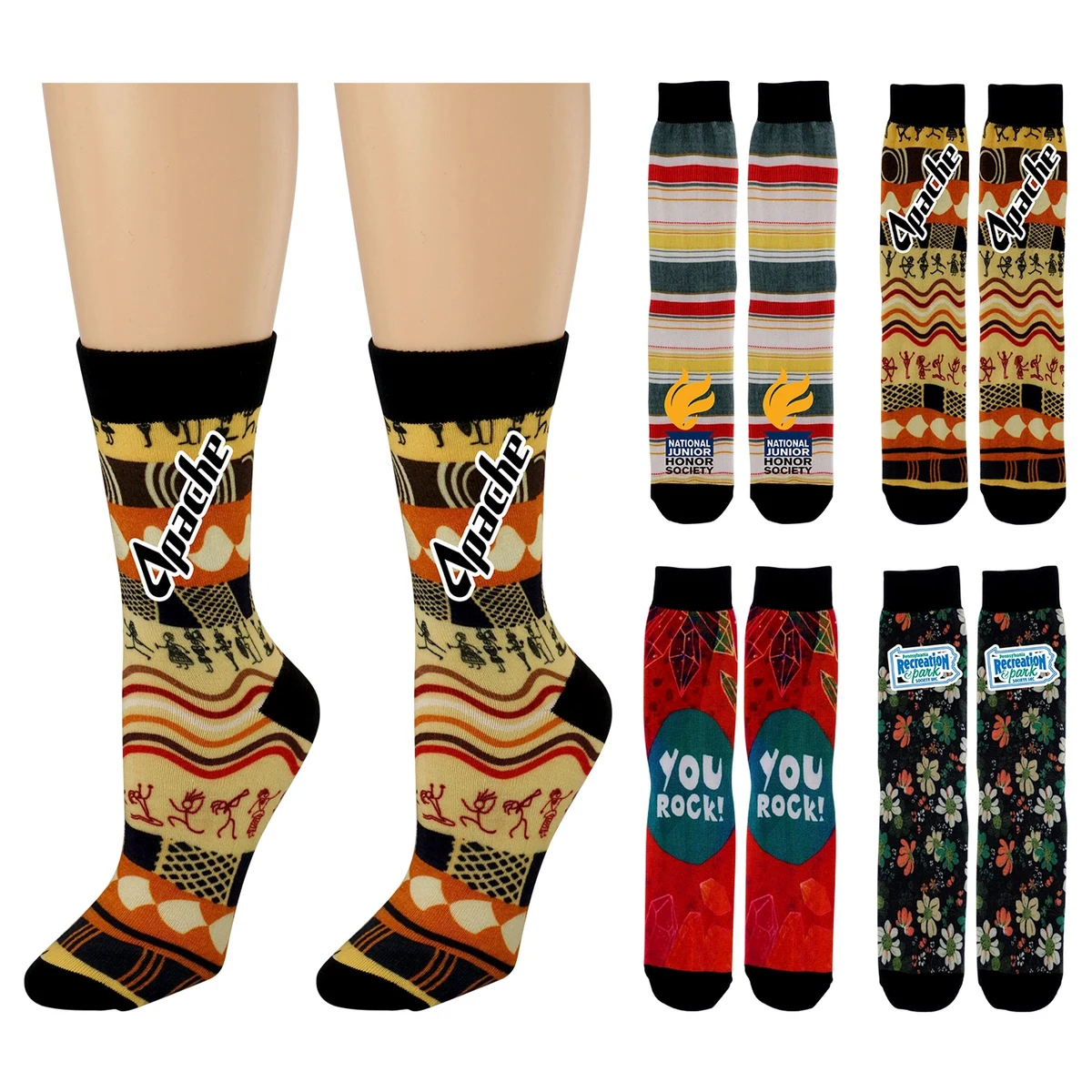 Vibrant Custom Socks 1