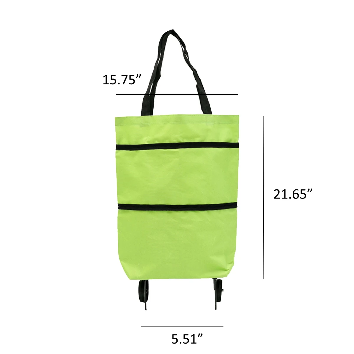 Foldable Shopping Bag With Wheels 1