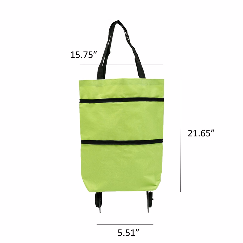 Foldable Shopping Bag With Wheels