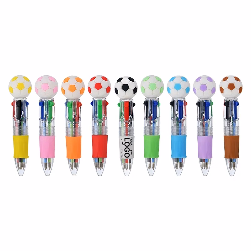 Soccer Topper 4 Color Mini Ballpoint Pen