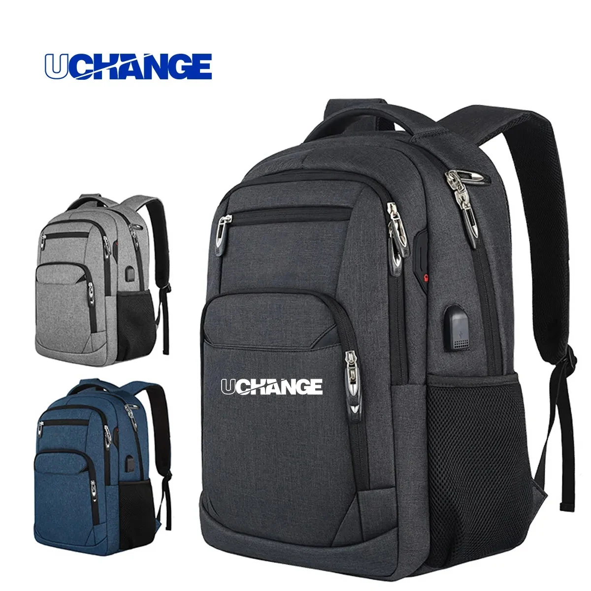 35L Multi-Compartment Laptop Backpack With USB Port 1