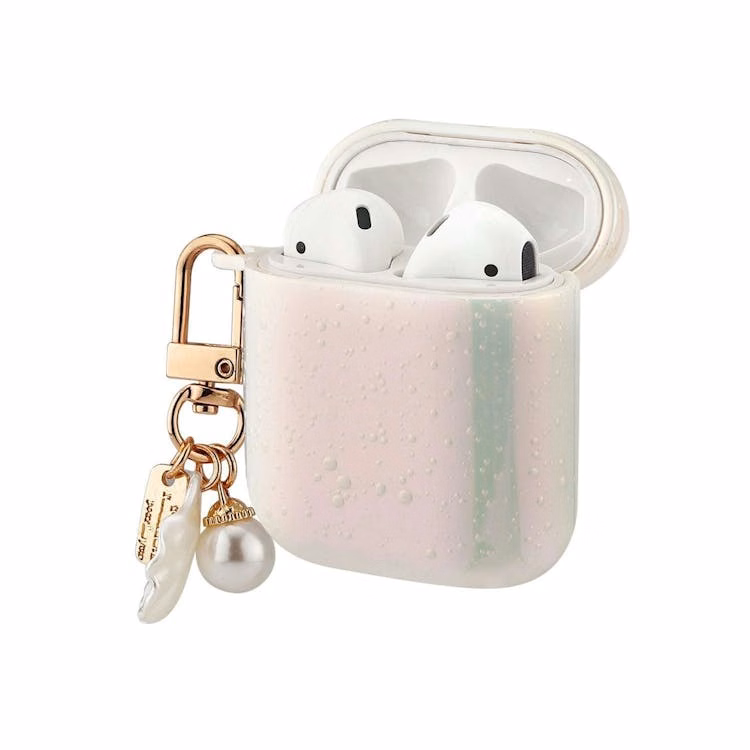 AirPods Cases - White Pearl Charm