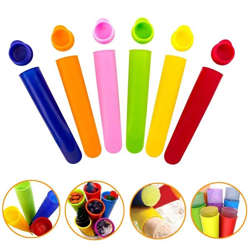 Soft and very convenient to demold when you make popsiclesReusable Baby Popsicle Molds 1