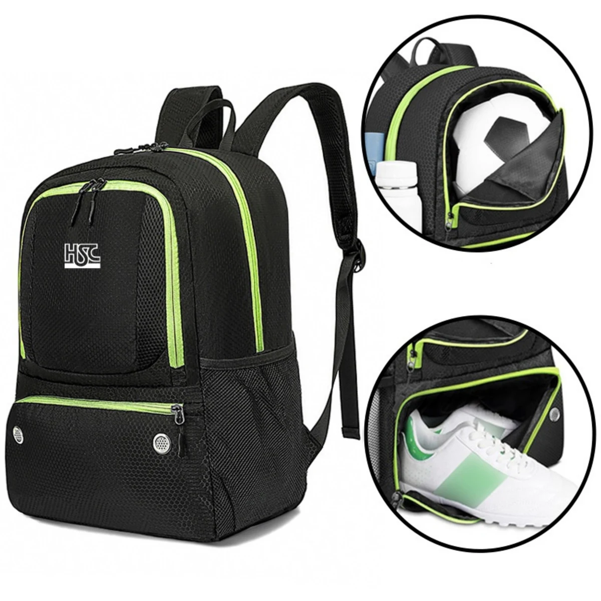 Soccer Backpack With Ball Compartment 1