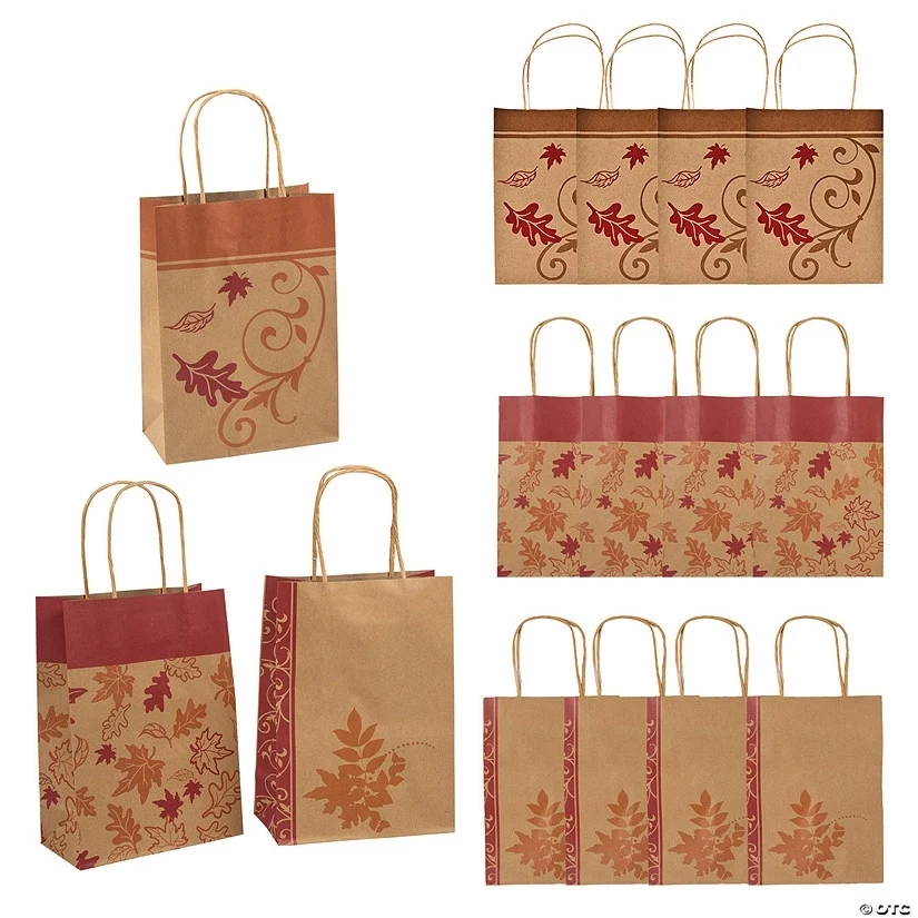 Kraft paper handle bag 1
