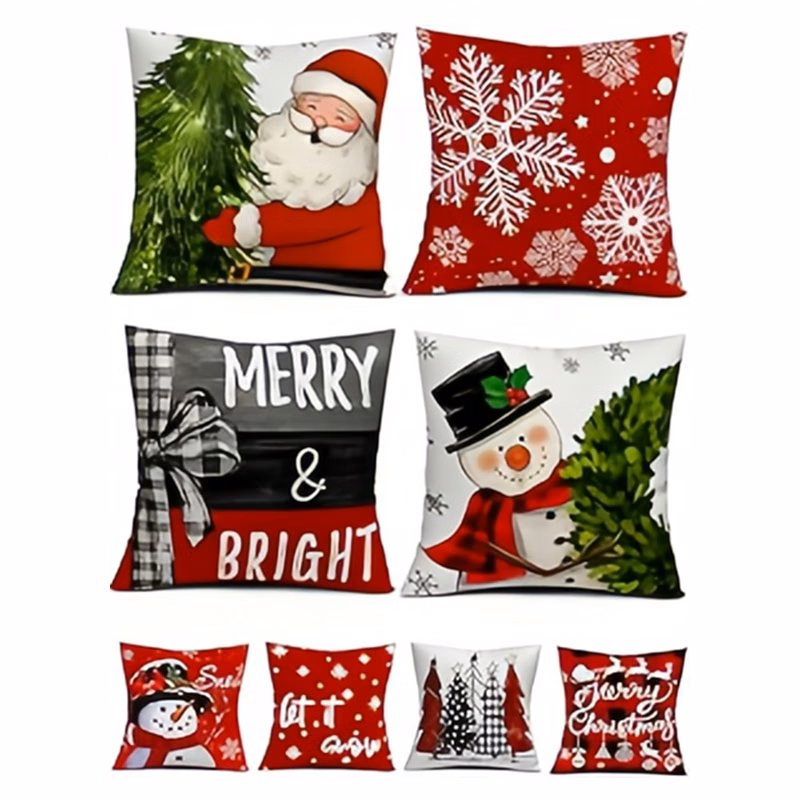 MOQ50 Christmas Decorative Pillow Cover