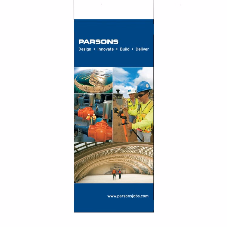 Hanging Event Banner, Vinyl - 48"W x 96"H Single Sided Imprint