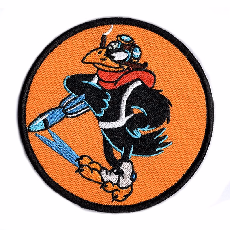 75% Custom Embroidered Patches - Hook & Loop Backing