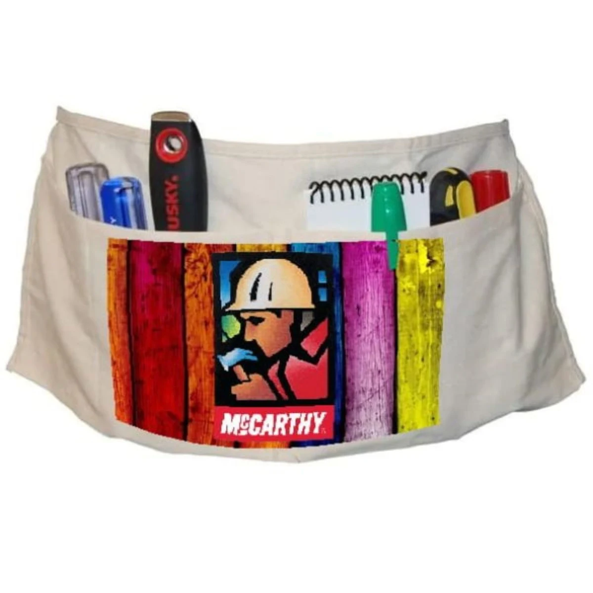Dye-Sublimation Utility Waist Apron w/ Two Front Pockets 1