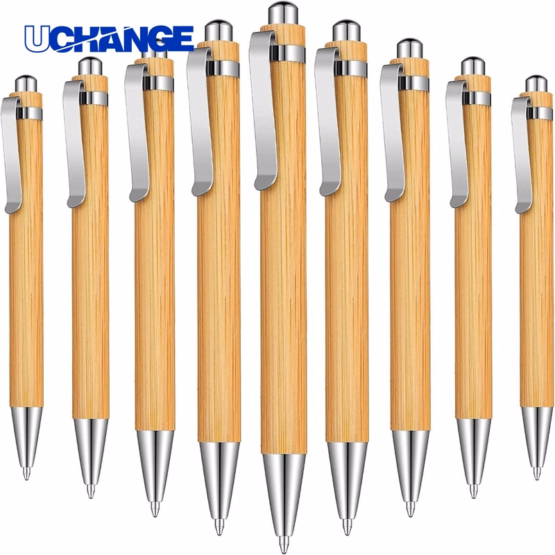 Bamboo Retractable Ballpoint Pen