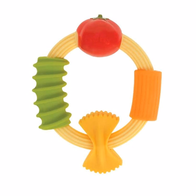 Silicone Teething Rings - Pasta Design