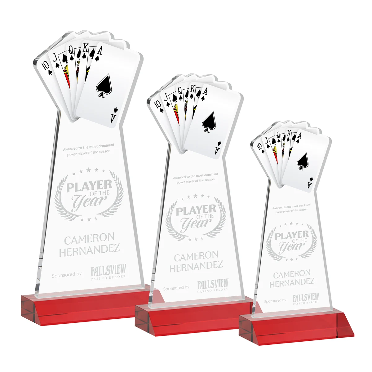 Poker Award - Red 1