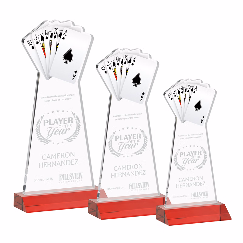 Poker Award - Red