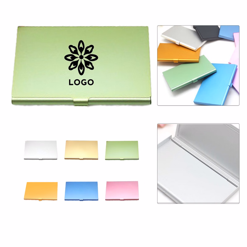 Fashion Aluminum Alloy Business Card Holder